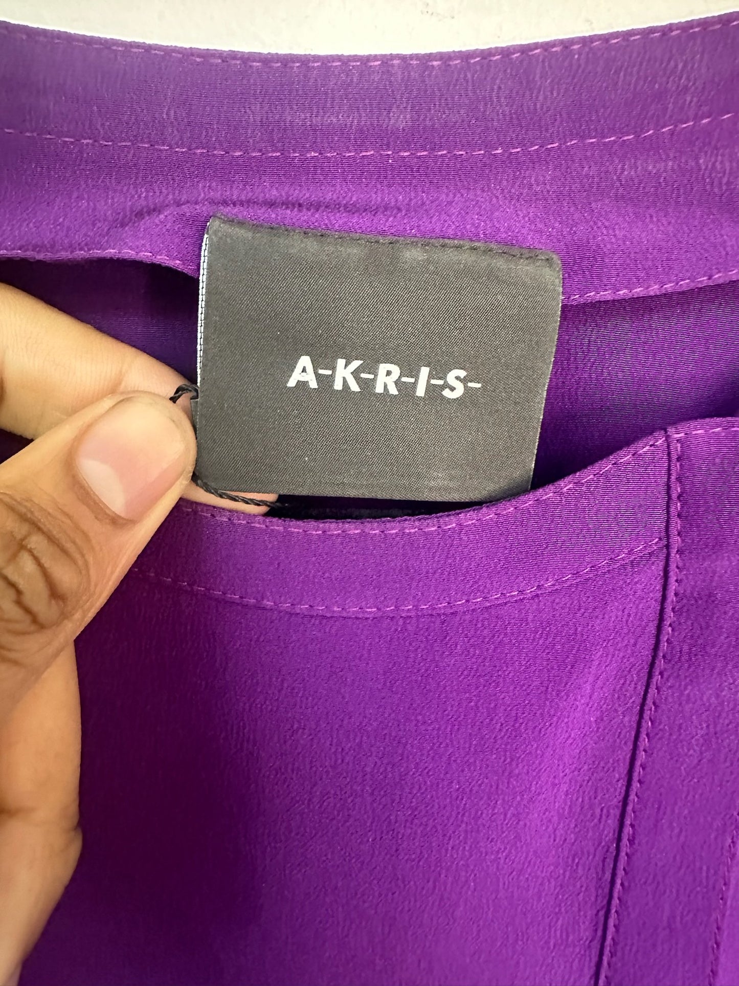 AKRIS Silk Shirt Dress