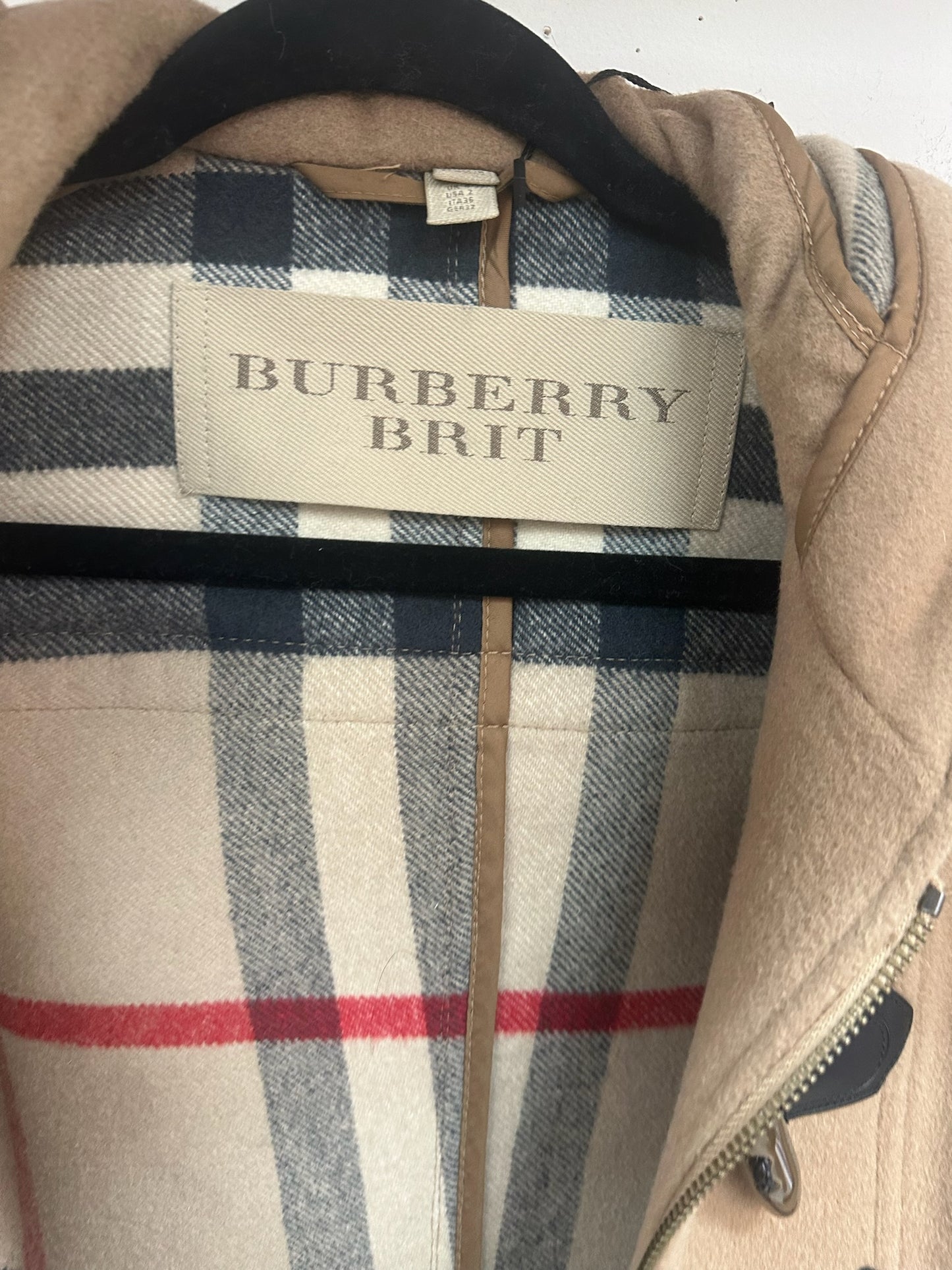BURBERRY Brit Wool Duffle Coat