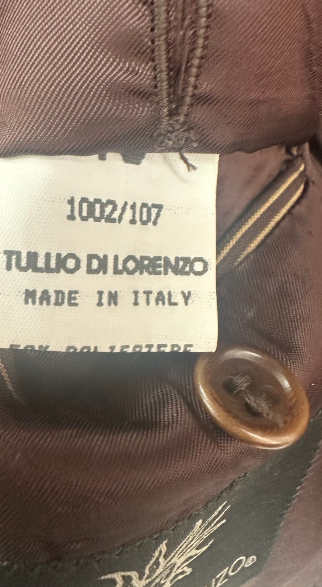 TULLIO DI LORENZO Two-piece Pinstripe Suit