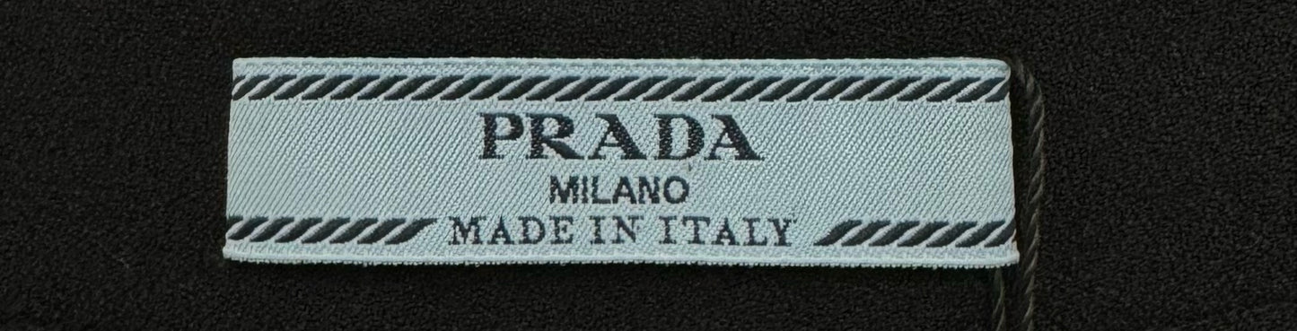 PRADA Milano Side Zip Flare Trousers