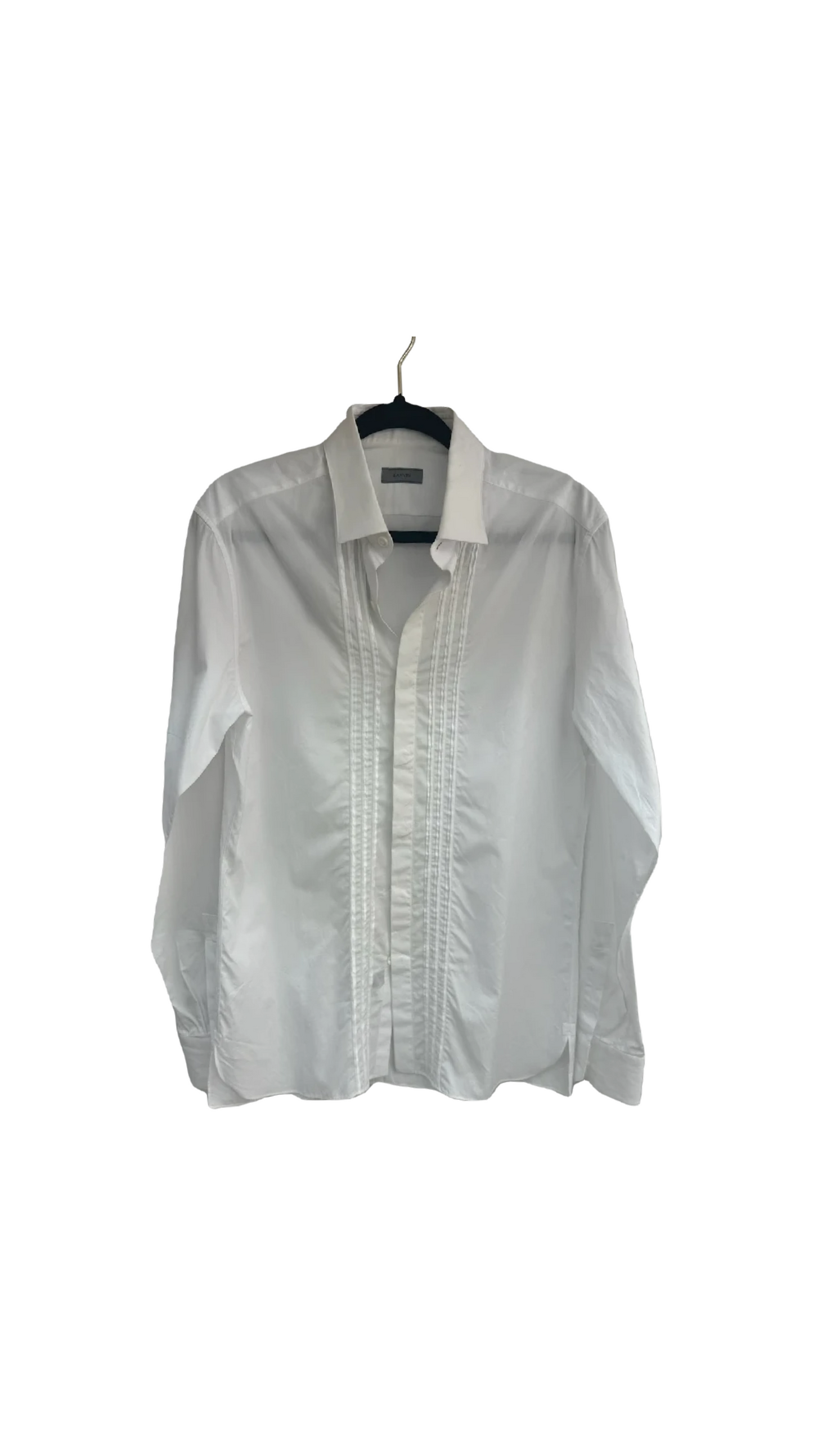 LANVIN Ruched Pintucks Shirt w/ Tags