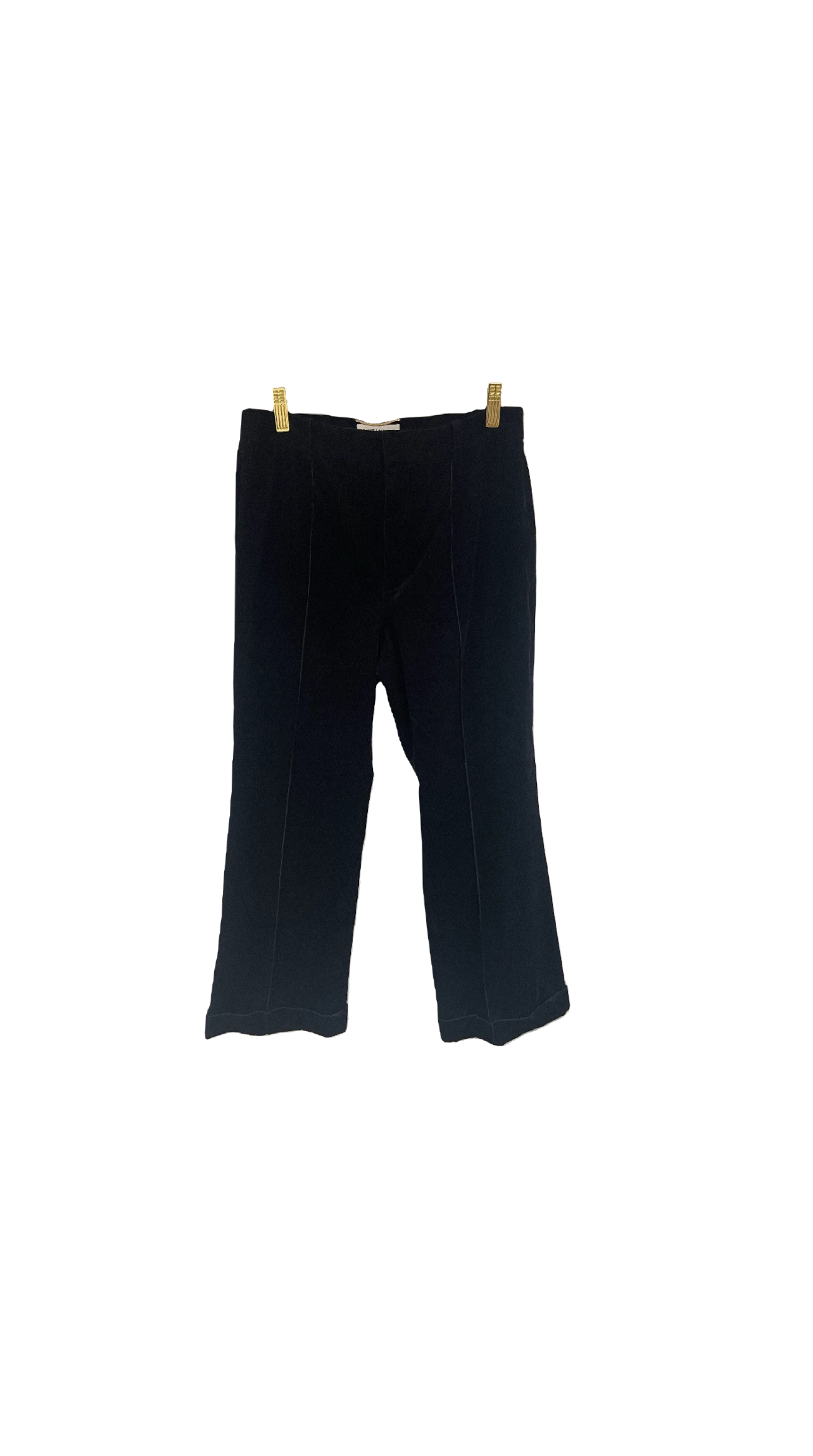 SAINT LAURENT PARIS Velvet Relaxed Leg Corduroy Trousers