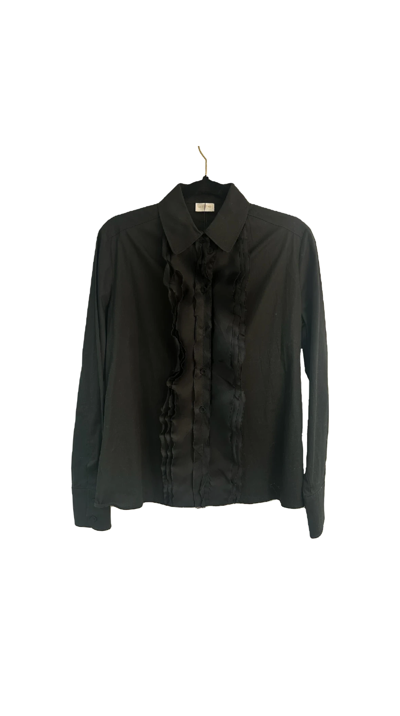 VALENTINO Long Sleeve Button-up Top
