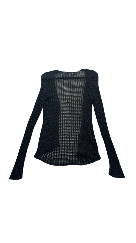 DOLCE & GABBANA Mesh Fishnet Open Cardigan