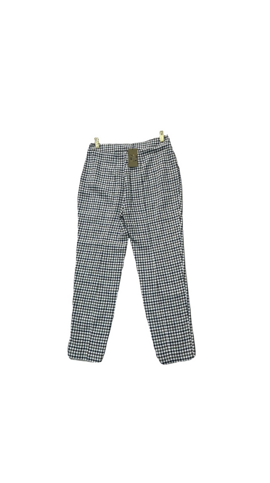 DICE KAYEK Pink Label Checkered Cropped Trousers