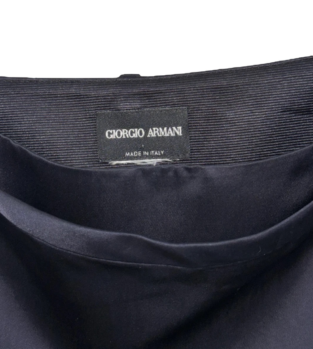 GIORGIO ARMANI Tie-around Silk Skirt