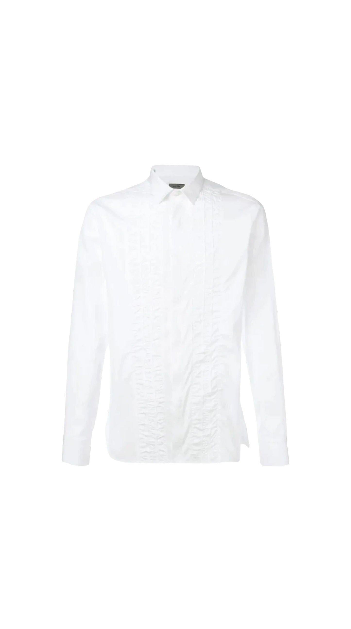 LANVIN Ruched Pintucks Shirt w/ Tags