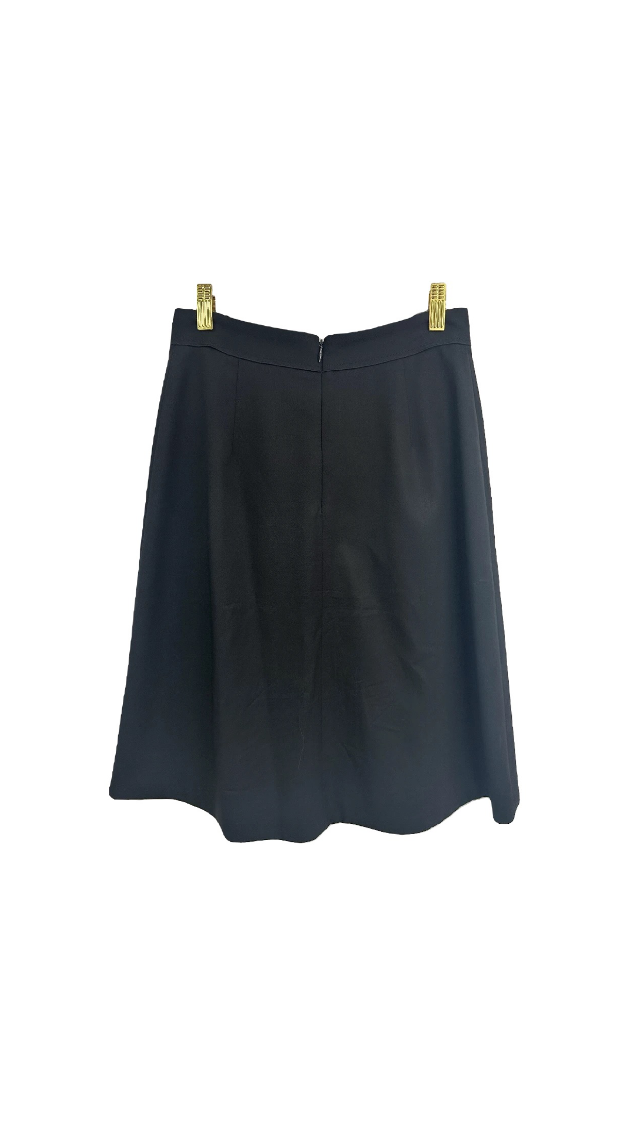 PROENZA SCHOULER Knee Length Grommet Ring Wool-Silk Blend Skirt