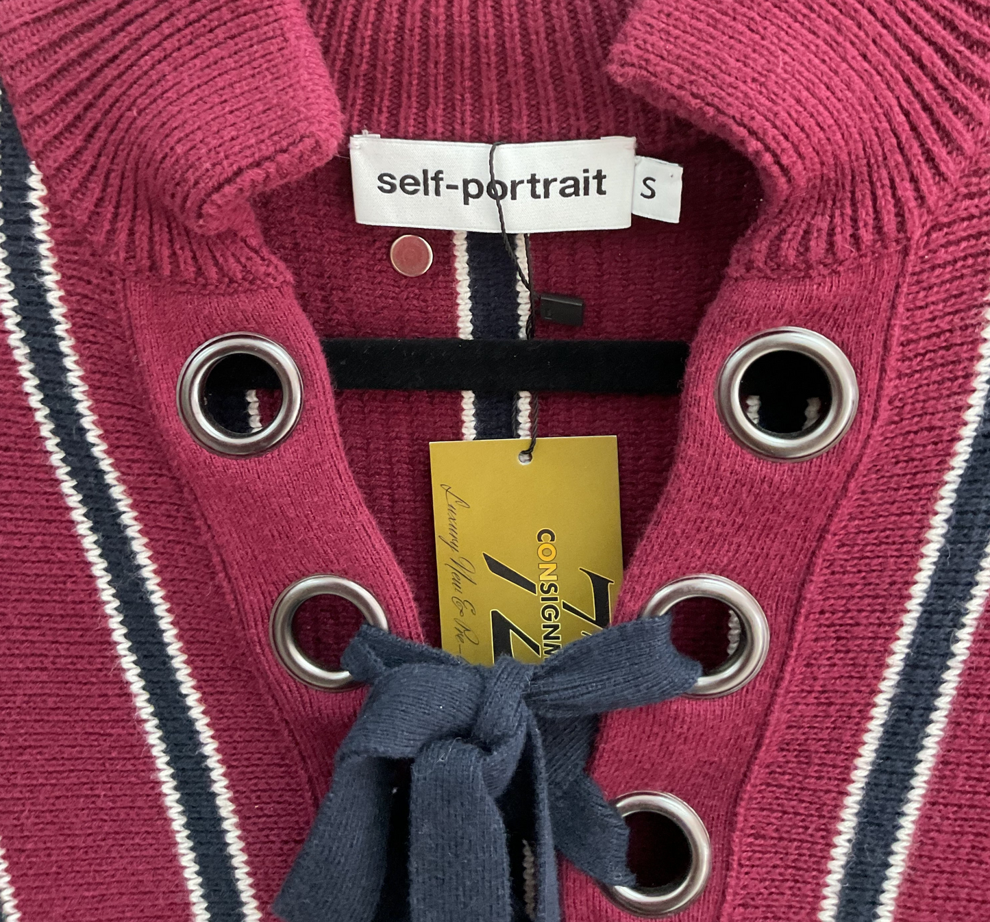 SELF-PORTRAIT 2016 Striped Sweater
