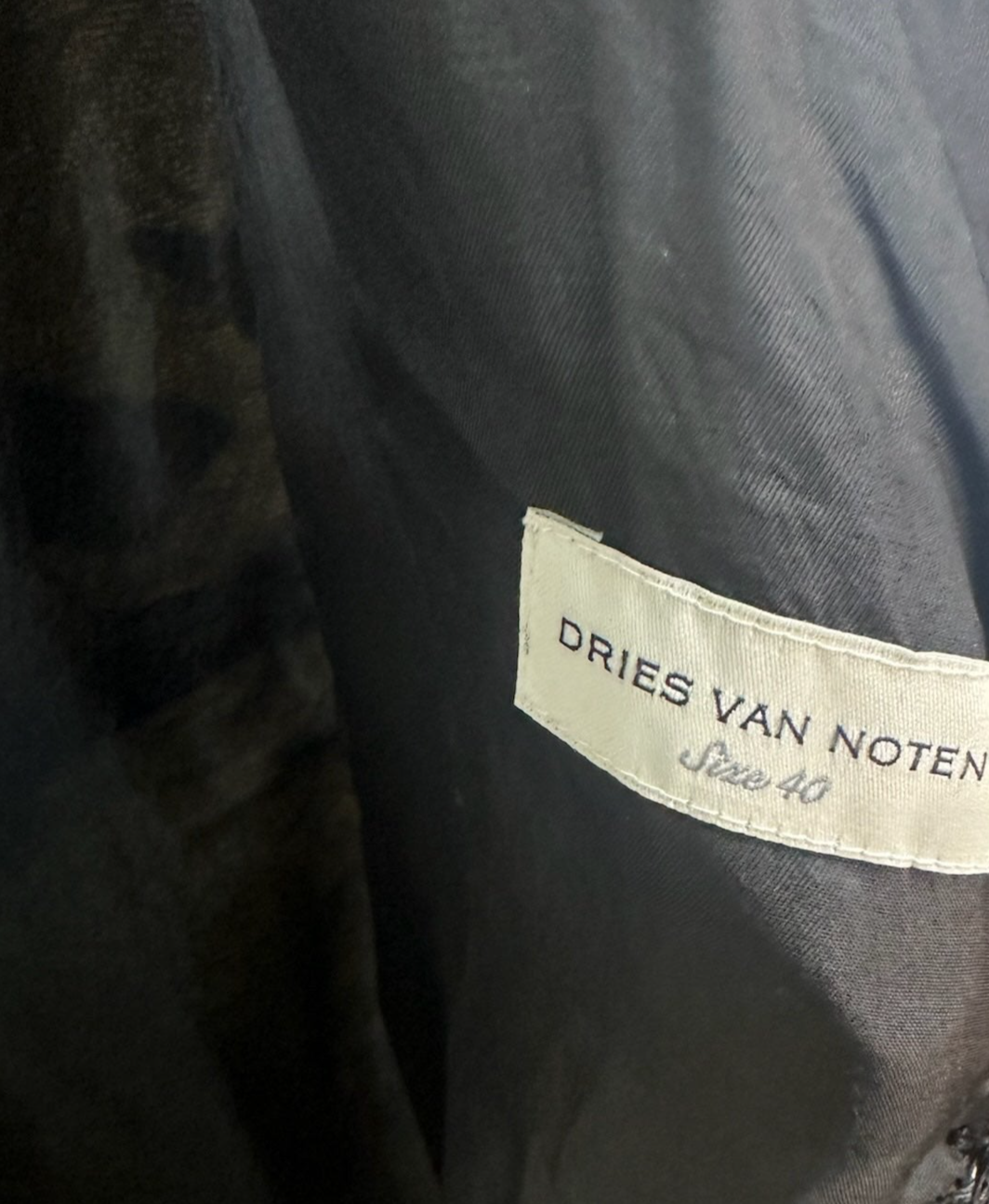 DRIES VAN NOTEN Printed Midi Length Dress w/ Tags