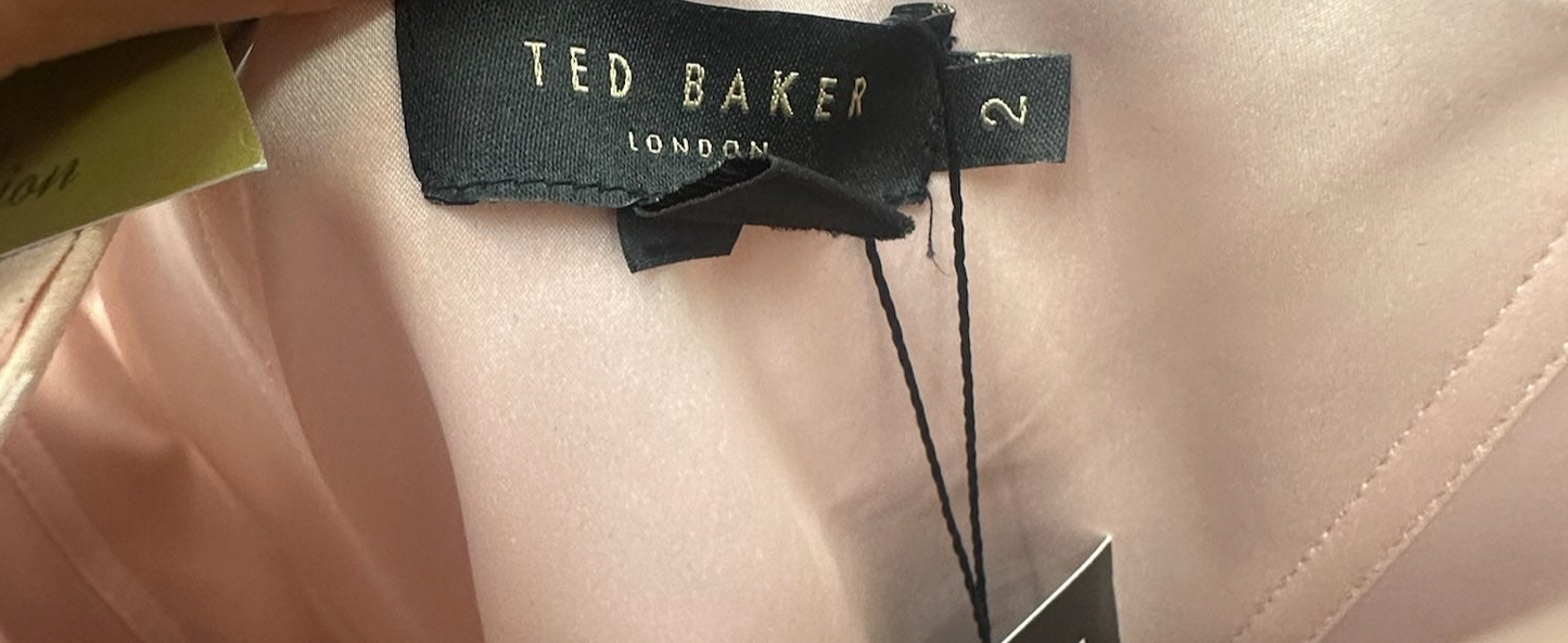 TED BAKER Printed Long Dress