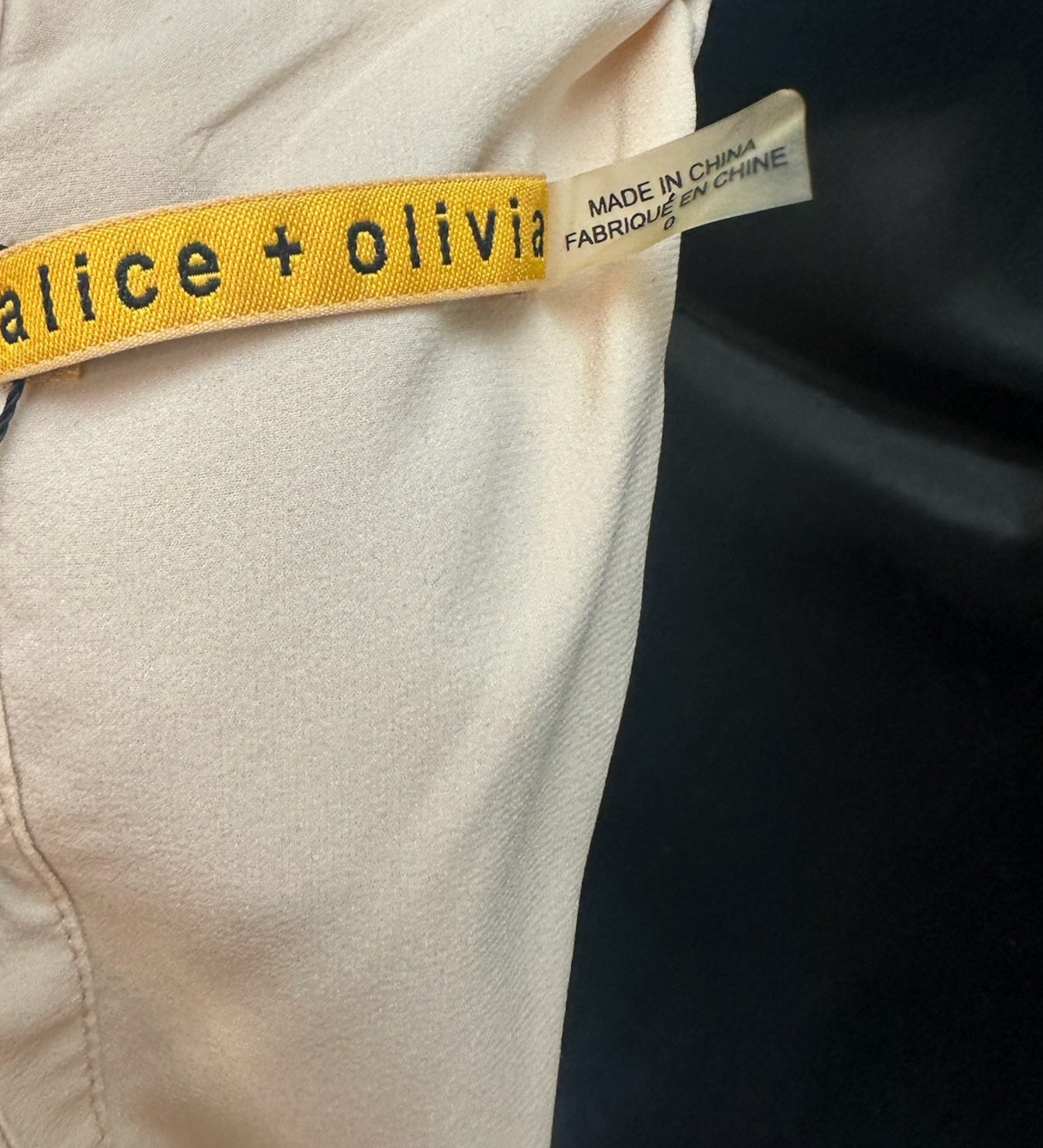 ALICE + OLIVIA Silk Triss Belted Maxi Dress