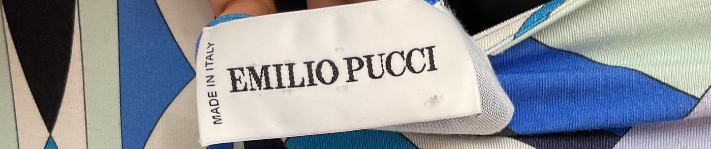 EMILIO PUCCI Printed Draped Dress